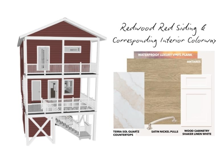 Redwood Red Exterior and Interior Colorway