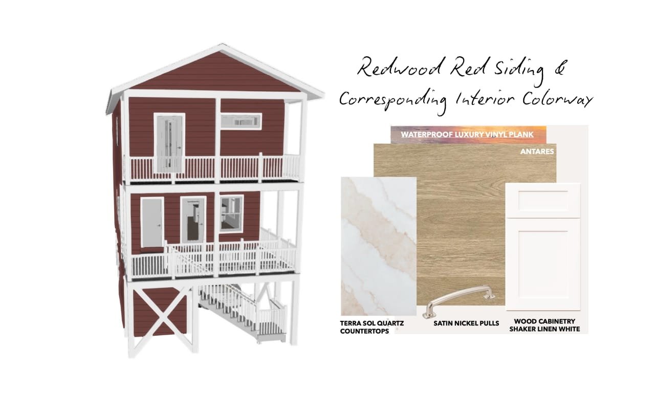 Redwood Red Exterior and Interior Colorway