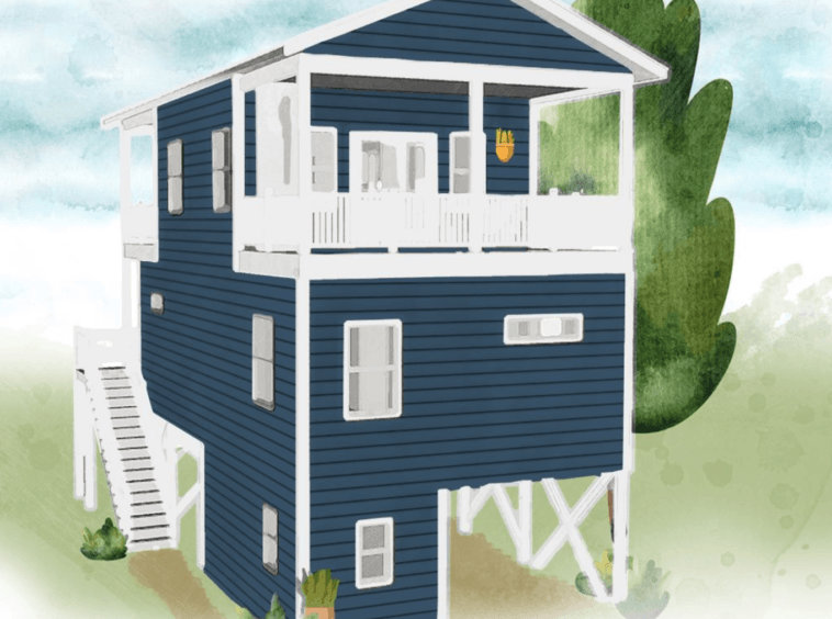 Rapids Blue Vista Model Mockup